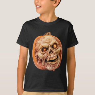 Camiseta Dia de as Bruxas engraçado De Pumpkin De Horror In