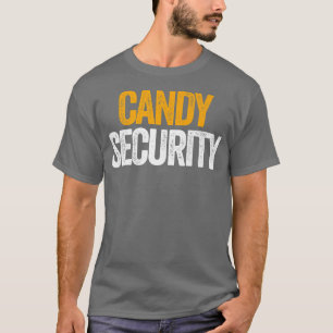 Camiseta Dia de as Bruxas engraçado de Segurança Candy Figu