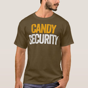 Camiseta Dia de as Bruxas engraçado de Segurança Candy Figu