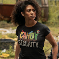 Dia de as Bruxas engraçado de Segurança Candy Love