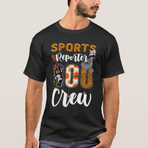 Camiseta Dia de as Bruxas engraçado do desportista Boo Cre
