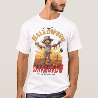 Camiseta Dia de as Bruxas engraçado Espantalho T-Shirt