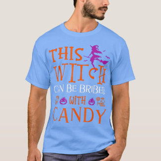 Camiseta Dia de as Bruxas engraçado Esta Bruxa Pode Ser Sub