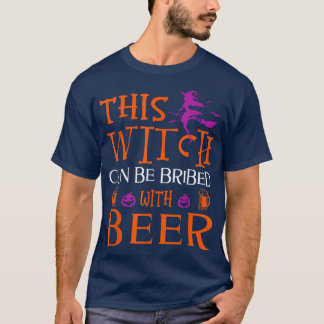 Camiseta Dia de as Bruxas engraçado Esta Bruxa Pode Ser Sub