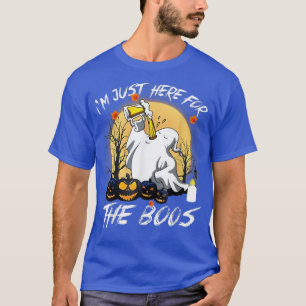 Camiseta Dia de as Bruxas engraçado Estou aqui para a fanta