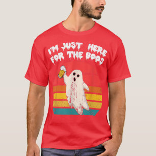 Camiseta Dia de as Bruxas engraçado estou aqui para o Boos