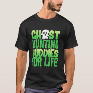 Camiseta Dia de as Bruxas engraçado Fantasma Caçando Amigos