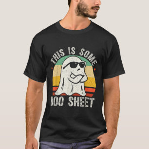 Camiseta Dia de as Bruxas engraçado Fantasma Vintage Mens M