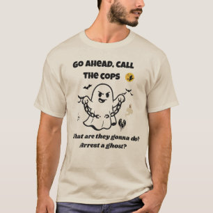 Camiseta Dia de as Bruxas engraçado Ghost Cotação Spooky Pi