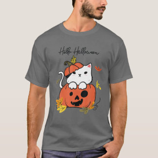 Camiseta Dia de as Bruxas engraçado Jack-O-Lanterna Pumpkin