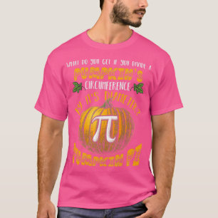 Camiseta Dia de as Bruxas engraçado Math Pumpkin Pi