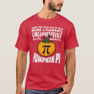 Camiseta Dia de as Bruxas engraçado Math Pumpkin Pi