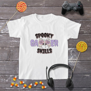 Camiseta Dia de as Bruxas engraçado Mummy Video Gamer Contr