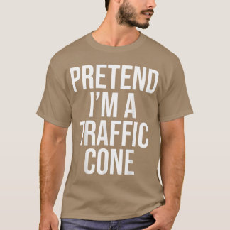 Camiseta Dia de as Bruxas engraçado Orangeraffic Cone Costu