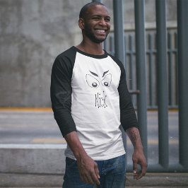 Camiseta Dia de as Bruxas engraçado preto e branco assustad