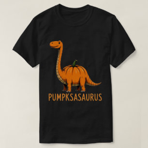 Camiseta Dia de as Bruxas engraçado Pumpkasaurus Pumpkin Di