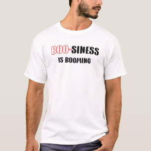 Camiseta Dia de as Bruxas engraçado Pun - Boo-siness está c