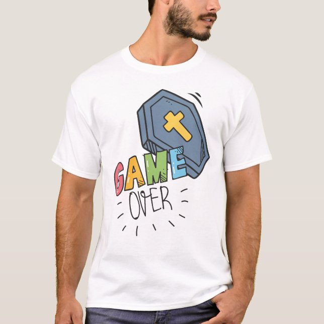 Camiseta Dia de as Bruxas engraçado sobre T-Shirt masculina (Frente)