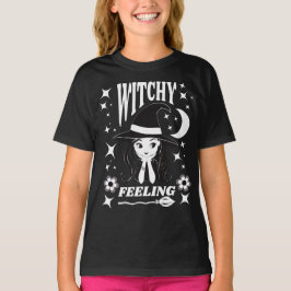 Camiseta Dia de as Bruxas engraçado T-Shirt de Feiticeira B