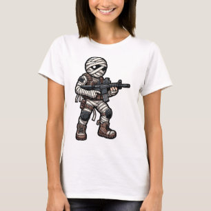 Camiseta Dia de as Bruxas engraçado Tático Exército Humano