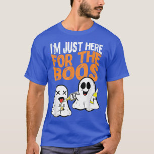 Camiseta Dia de as Bruxas engraçado Tee Estou Aqui Para O C