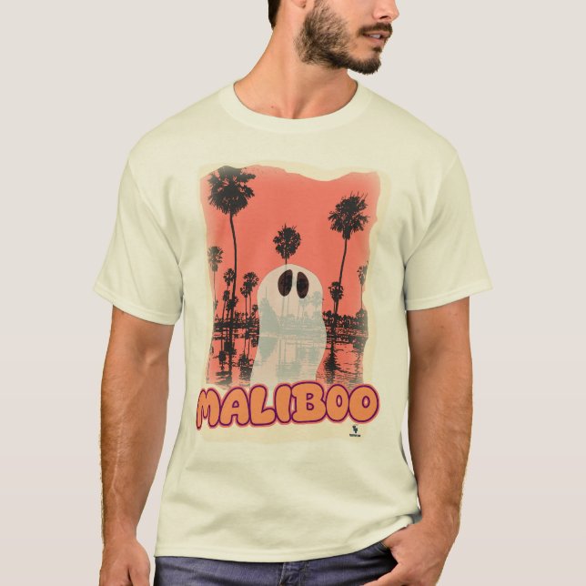 Camiseta Dia de as Bruxas engraçado Torístico Maliboo Spook (Frente)