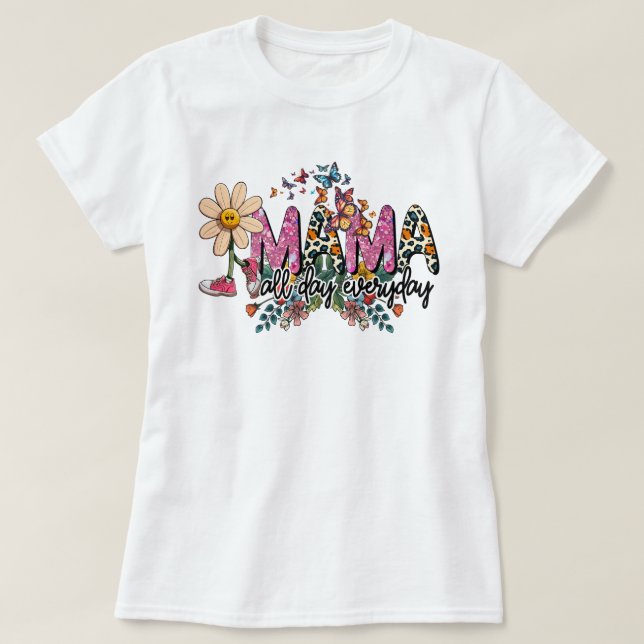 Camiseta Dia de as mães (Frente do Design)