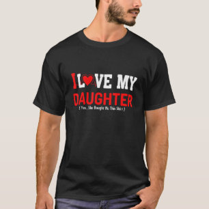 Camiseta Dia de as mães 2022 Eu Amo Minha Filha Ela Me Comp