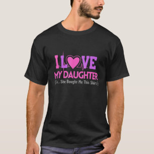 Camiseta Dia de as mães 2022 Eu Amo Minha Filha Ela Me Comp