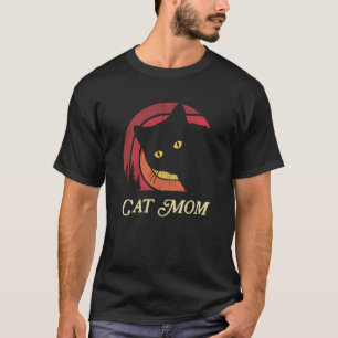 Camiseta Dia de as mães Ca para Mulheres Melhor Gato Mãe de