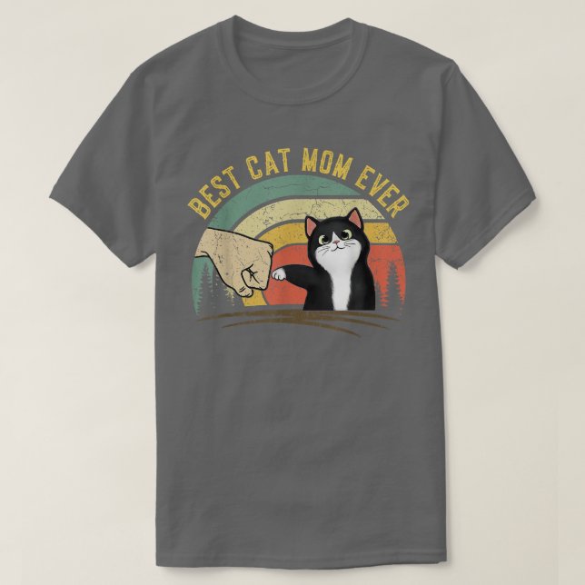 Camiseta Dia de as mães Cat Mãe Presente para mulheres, Mel (Frente do Design)