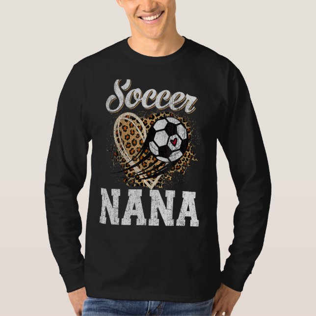 Camiseta Dia de as mães da bola Nana Leopard (Frente)