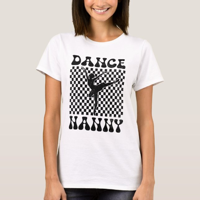Camiseta Dia de as mães Dance Nanny Dance Lover (Frente)