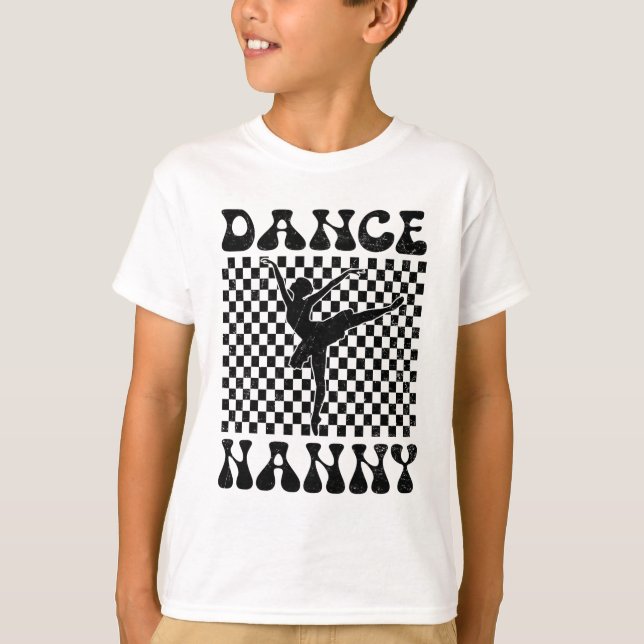 Camiseta Dia de as mães Dance Nanny Dance Lover (Frente)