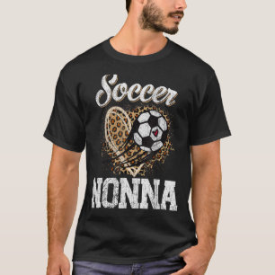 Camiseta Dia de as mães de bola de Nonna Leopard