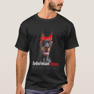 Camiseta Dia de as mães de Cachorro do Doberman