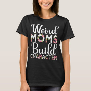Camiseta Dia de as mães de Caractere de Compilação do Weird