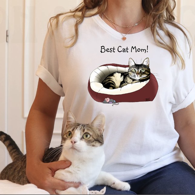 Camiseta Dia de as mães de Cat (Criador carregado)