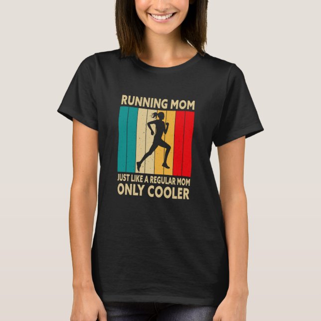 Camiseta Dia de as mães de Corrida da Maratona da Runner (Frente)