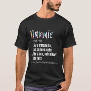 Camiseta Dia de as mães de Definição de Nomes e Gift Gra de