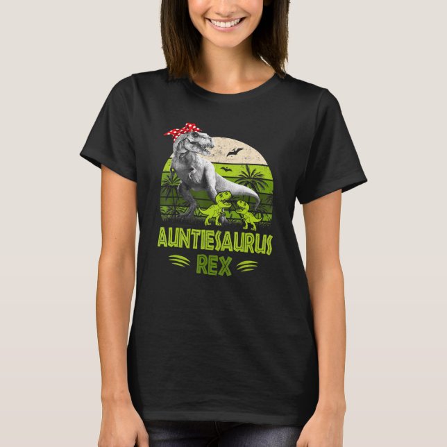 Camiseta Dia de as mães de Dinossauro Rex T Rex (Frente)