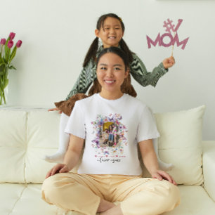 Camiseta Dia de as mães de Fotografias de Flores Selvagens 