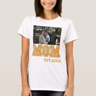 Camiseta Dia de as mães de fotos personalizada Esportes Mãe