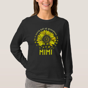 Camiseta Dia de as mães De Girassol Num Cheio Mundial De Av