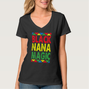Camiseta Dia de as mães de magia Nana Negra Legal Africana 