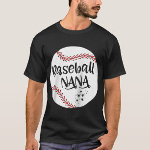 Camiseta Dia de as mães de Natal de Nana Avó Baseball