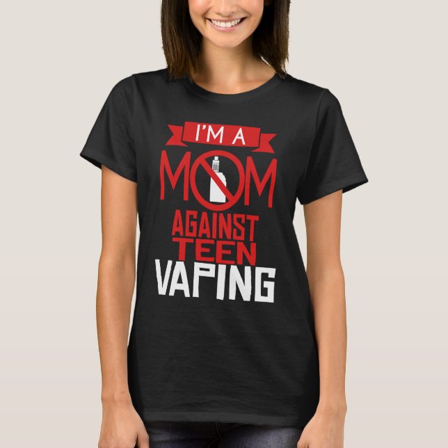 Camiseta Dia de as mães de Protesto contra Vapura da Mãe Va (Frente)