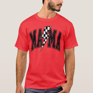 Camiseta Dia de as mães de relâmpago da mãe verificada b
