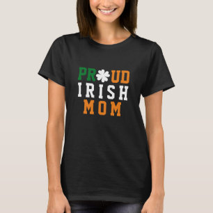 Camiseta Dia de as mães de Trevo Irlandês Shamrock Clover