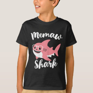 Camiseta Dia de as mães de Tubarão-Mão Engraçado Vovó